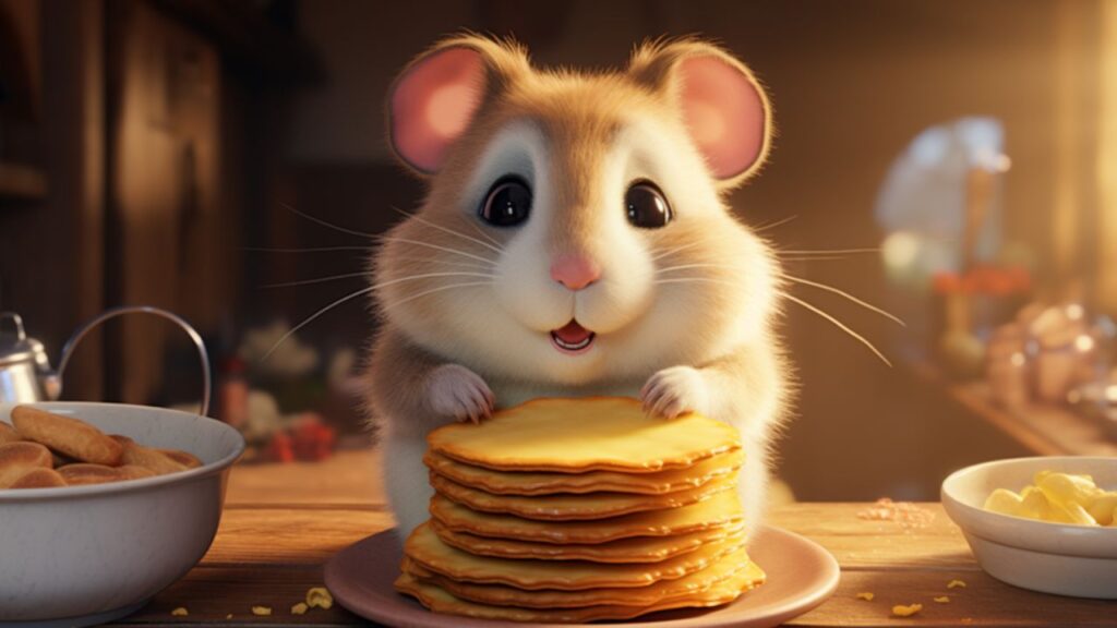 Wholesome Hamster Pancakes A Breakfast Fit for Your Furry Royalty