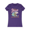 "Life Is A Beach, Make Some Waves" Women's Favorite Tee - Image 5