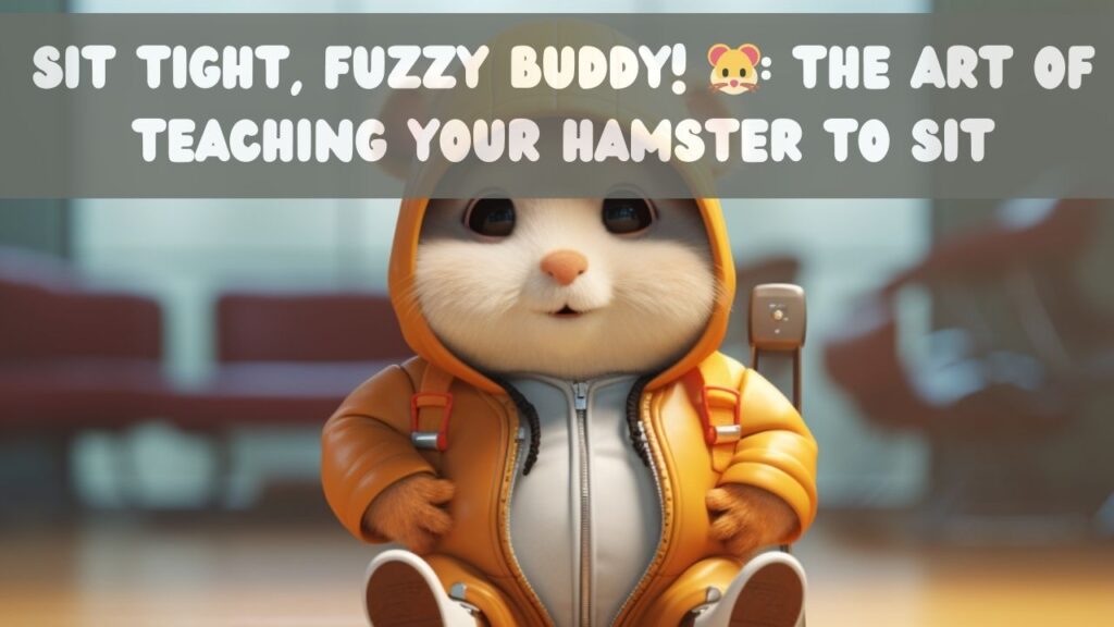 Sit Tight, Fuzzy Buddy! The Art of Teaching Your Hamster to Sit