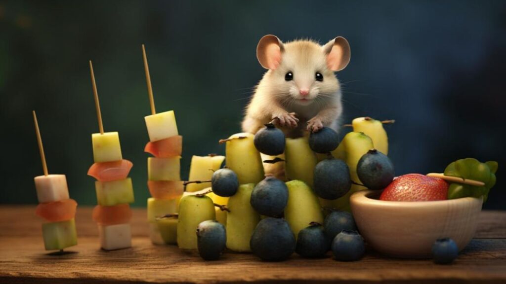 Whisker-Twitcher Fruit Skewers A Symphony of Flavor and Health for Your Hamster