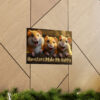 "Hamsters Make Me Happy" Matte Horizontal Posters - Image 4