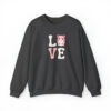 "Love" Women's Heavy Blend™ Crewneck Sweatshirt - Image 3