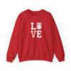 "Love" Women's Heavy Blend™ Crewneck Sweatshirt - Image 4