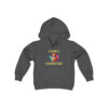 "Funky Hamster" Youth Heavy Blend Hooded Sweatshirt - Image 3