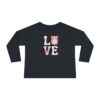 "Love" Toddler Long Sleeve Tee