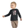 "Love" Toddler Long Sleeve Tee - Image 2