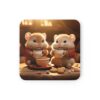"Coffee Time" Cork Back Coaster