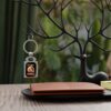 "My Spirit Animal" Rectangle Photo Keyring - Image 3