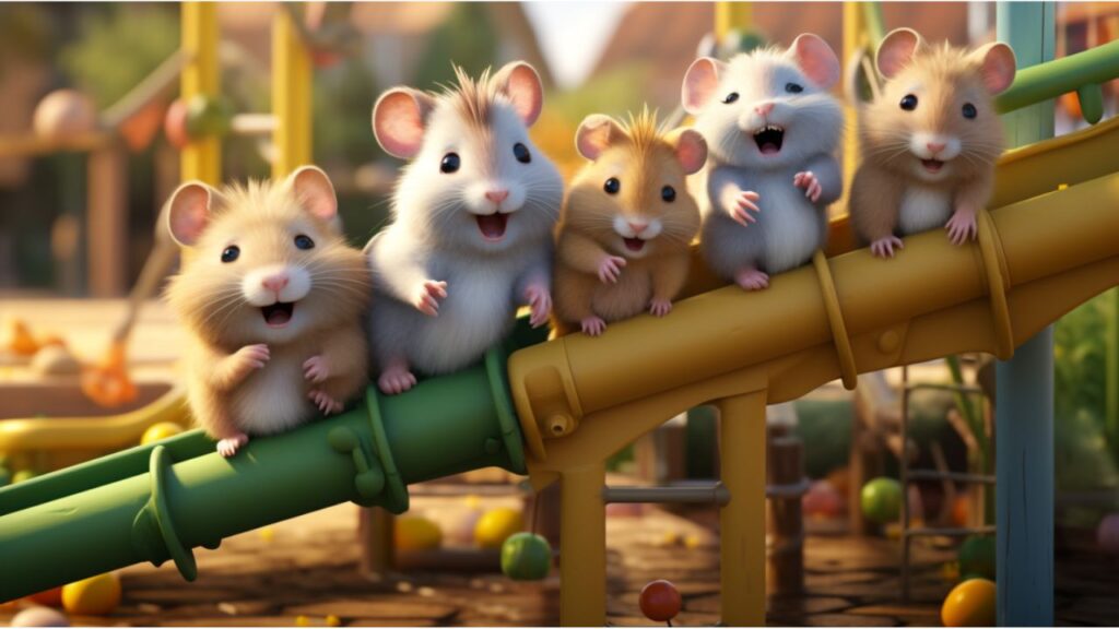 Hamster Playtime Palooza Unleashing Joy with Fun & Games!