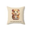 "I Will Always Be With You" Spun Polyester Square Pillow