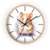 "Hamster Haven Clock" Wall Clock