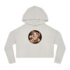"Petals & Paws" Women’s Cropped Hooded Sweatshirt - Image 2
