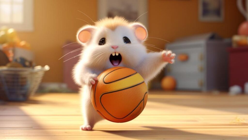 Teaching Your Hamster to Push a Mini Ball A Sporty Activity