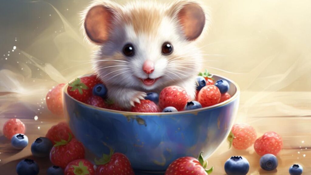 Berry Happy Hamsters The Joy of Wholesome Snacking with the Hammy Happy Berry Blend