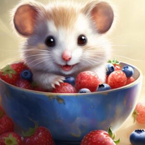 Berry Happy Hamsters The Joy of Wholesome Snacking with the Hammy Happy Berry Blend