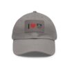 "I Love Hamsters" Dad Hat with Leather Patch (Rectangle) - Image 6