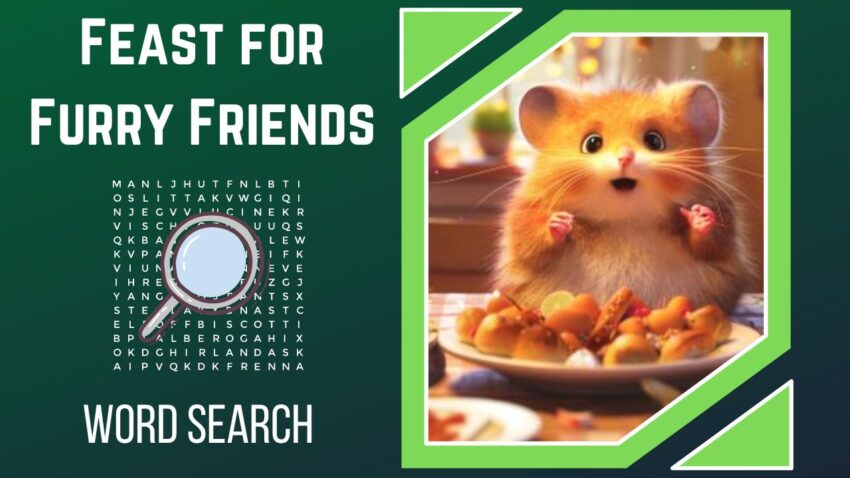 Feast for Furry Friends Unravel the Gourmet Secrets in Our Hamster WordSearch!