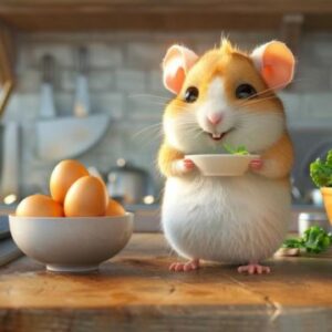 Fluffy Forage Frittatas A Wholesome Treat for Your Hamster's Happiness