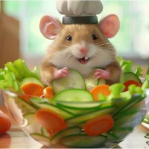 A Colorful Feast The Benefits and Joys of Rodent's Rainbow Salad for Your Hamsters