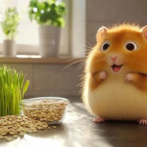 Whisker Wheatgrass Wafers A Nutritious, Crunchy Treat for Happy Hamsters