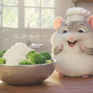 Bitty Broccoli Biscotti Crunchy, Healthy Treats for Your Hamster’s Health