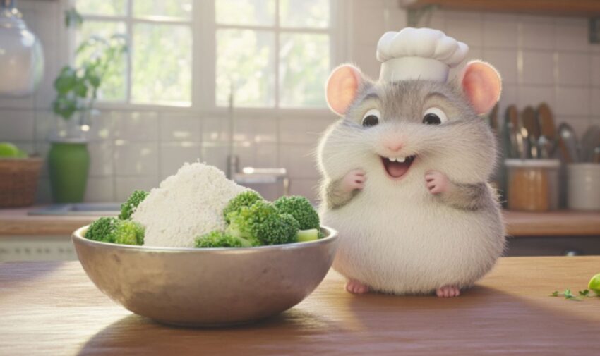 Bitty Broccoli Biscotti Crunchy, Healthy Treats for Your Hamster’s Health