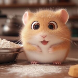 Fluffster’s Flaxseed Flapjacks A Heart-Healthy Hamster Treat for Your Furry Friend