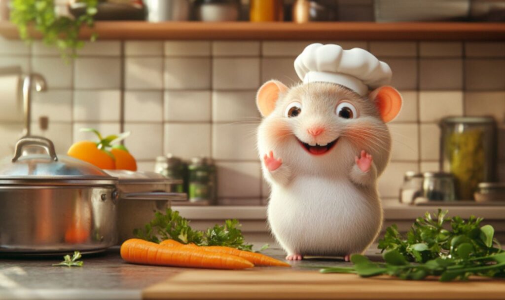 Whisker’s Wildflower Wraps A Nutritious Delight for Your Hamster’s Happy Tummy!