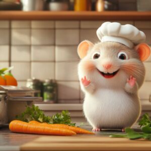 Whisker’s Wildflower Wraps A Nutritious Delight for Your Hamster’s Happy Tummy!